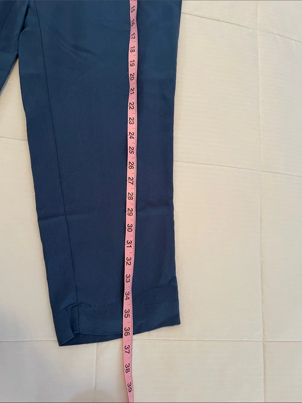 J. Crew Sleeveless V-Neck Lyocell Slate Blue Jumpsuit
